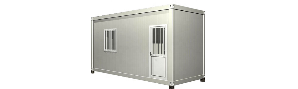 Detachable flat pack container house