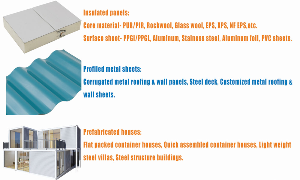 Product ranges of Yumisteel