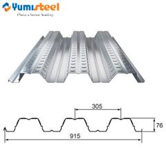 corrugated steel floor decking