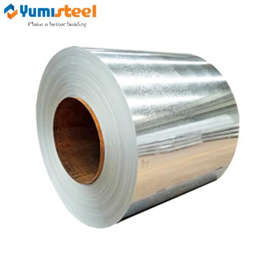 Zinc coated steel coils