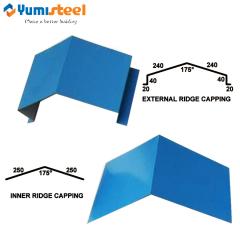 ridge steel flashing