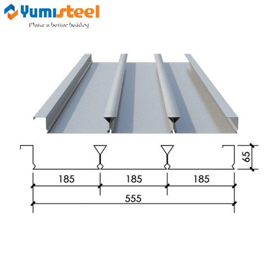 Modern building floor decking sheet