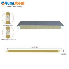 structural PU sealing rockwool panel