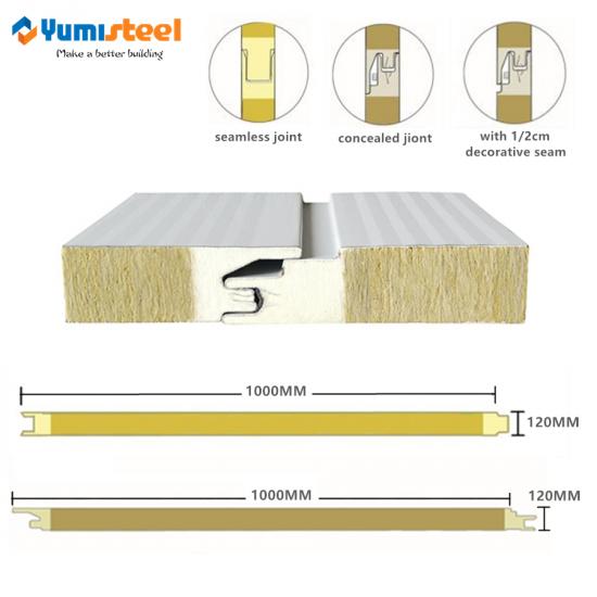 Rockwool Sandwich Panels For Wall And Roof