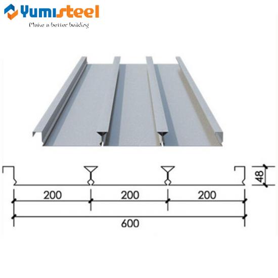 Corrugated metal sheet for structural floors