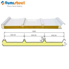 4 ribs roof sandwich panels