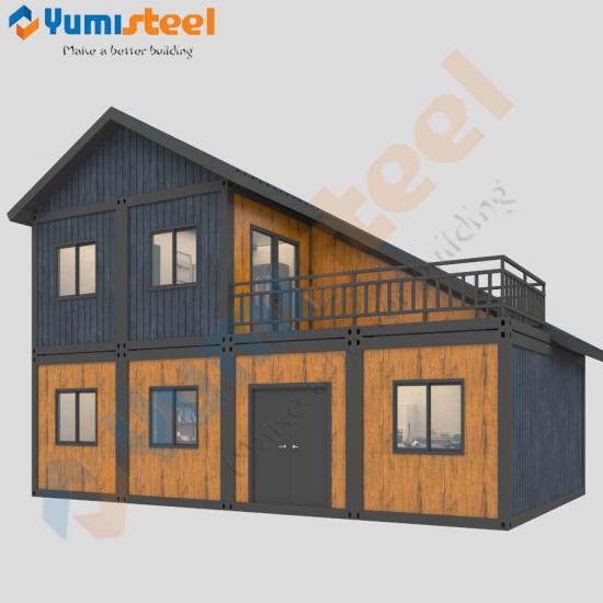 Large comfort container house for couple