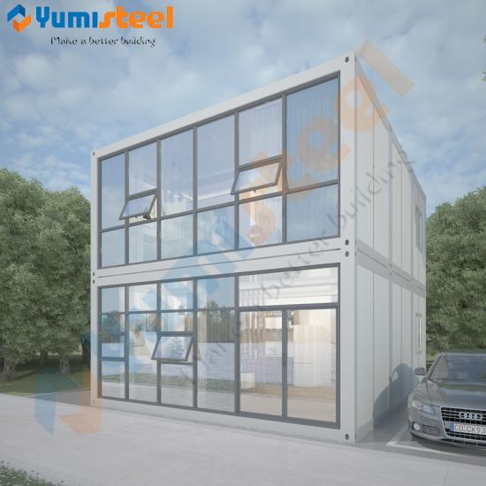 China Leading Two story single couple large space prefabricated house Manufacturer