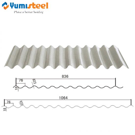 Currugated Metal Steel Roof Sheets