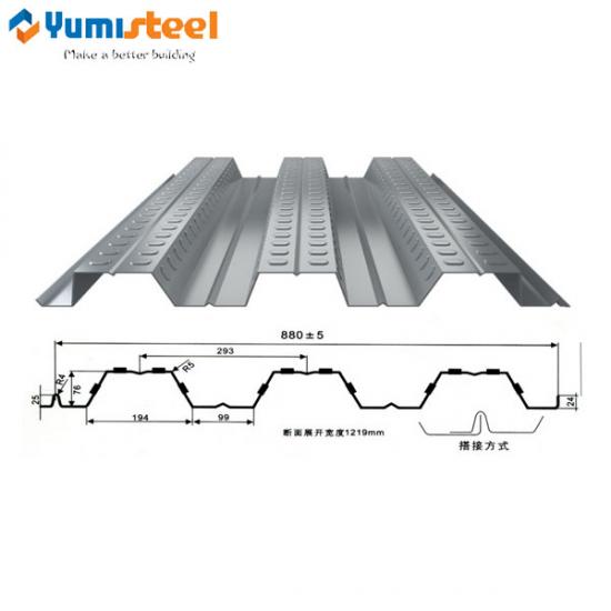 Corrugated metal sheet for structural floors