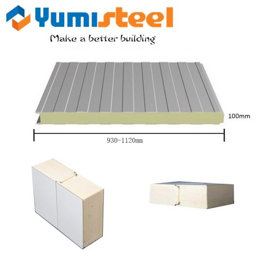 Polyurethane for metal sandwich panels