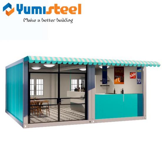 China Leading Modular Portable Office Shop Prefabricate Detachable Flat Pack Container House Manufacturer