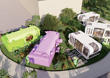 What Key Material Select in Space Capsule House？