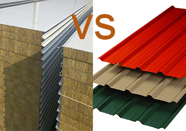 Sandwich Panels VS Color Steel Sheet For Building