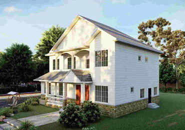 Light Steel Villa for Resorts