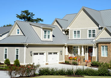 Installation of metal roofing sheets