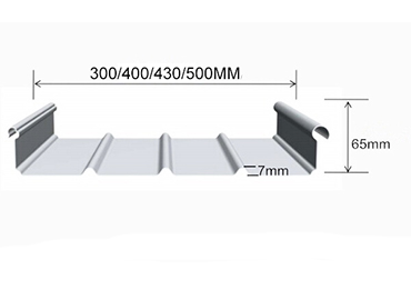 65-300/400/430/500mm Corrugated Steel Sheet