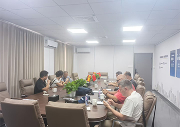 A Warm Welcome to Spanish Client Visits Light Steel Villa Factory