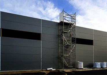 Steel structure sandwich panel VS Traditional concrete brick walls