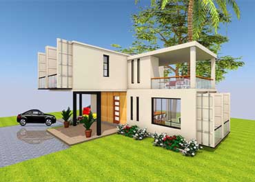 Modular Container House Of Special Style 