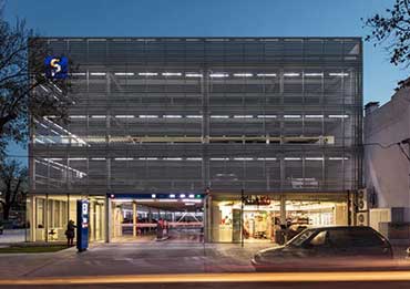 Prefabricated steel structure-parking building design