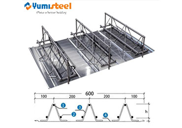 New Green Building Technolgy--Steel Bar Truss Deck